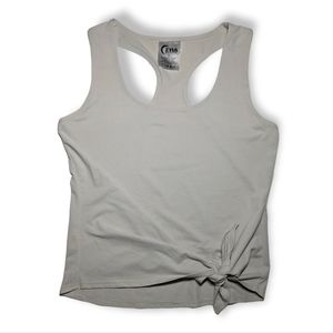 Zyia Gray Knot Just a Cute Tank